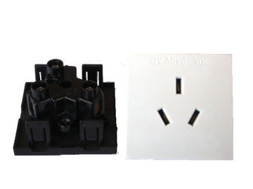 Australien-Quadrat-Electric Power-Sockel-Wand-Steckdose mit 3 Pin-Plastik Jack