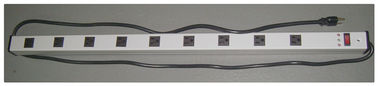Stecker-Energie-Streifen des Ausgang-15A 9 dünner, 36&quot; Stange der elektrischen Leistung mit Überspannungsschutz