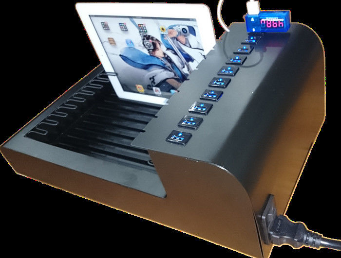 Hafen-Tischplatte USBs des Edelstahl-10 Ladestation für Elektronik/Ipad/Handy