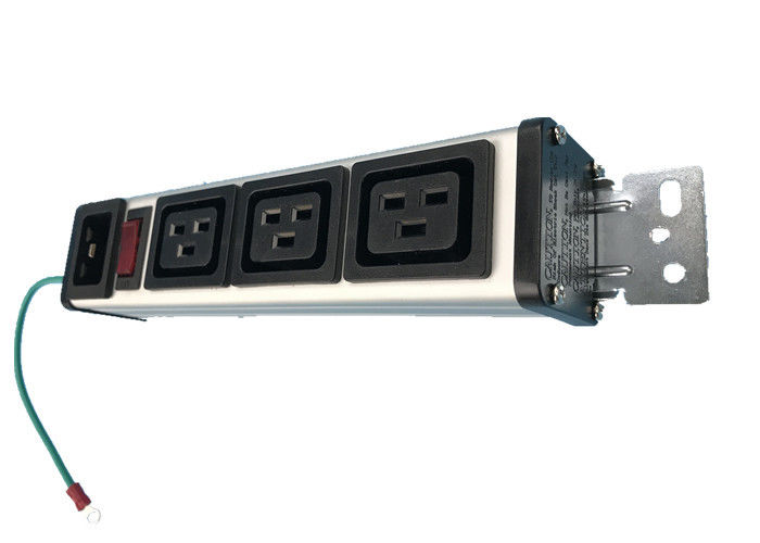 Aluminium-Weise Shells 3 PDU-Stromverteiler mit Schalter kontrolliertem Iec 320 C19
