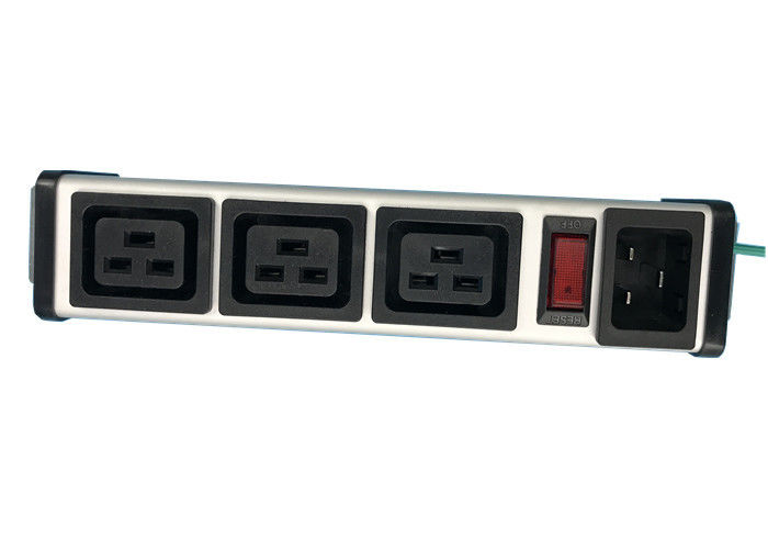 Aluminium-Weise Shells 3 PDU-Stromverteiler mit Schalter kontrolliertem Iec 320 C19