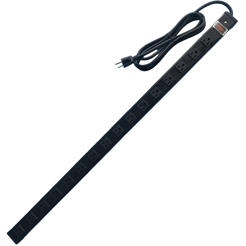 15A Nennstrom Mehrfach-Auslass-Stromanschluss mit 16 Jack Standard 3-Stift UL-Zulassung US-Steckdose